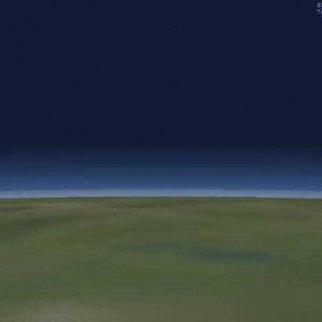 Вид с орбиты земли